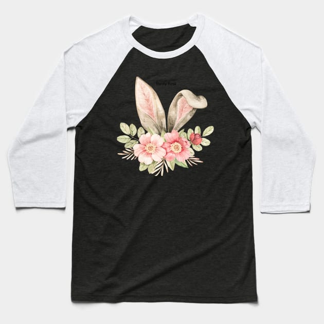 Bunny Rose Baseball T-Shirt by Kings Court